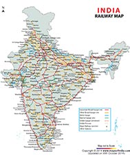 India Railway Map