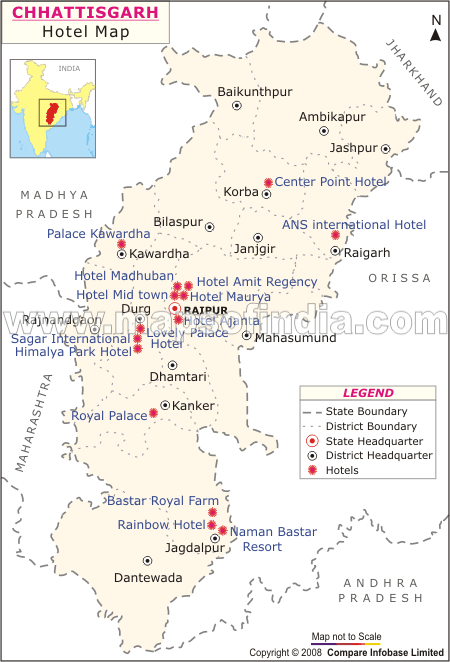 Hotels in Chhattisgarh