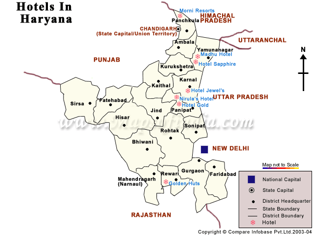 Hotels in Haryana